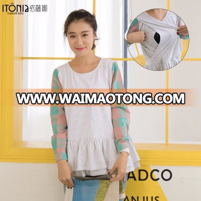 China garment manufacture customized good price pregnant women wear